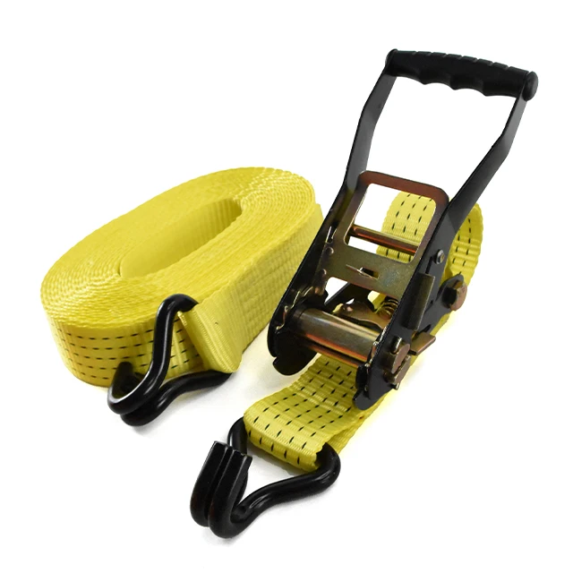 Quick Release 2' 5 ton 5m 8m 10m Logo Printing Polyester Webbing Cargo Lashing Ratchet Tie Down