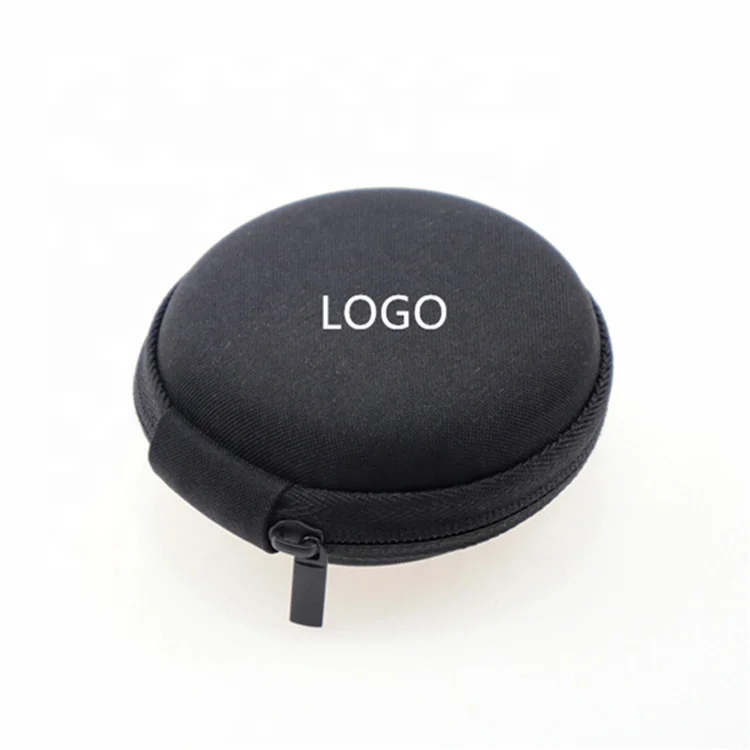 Hot Sell Zipper Earphone Storage Bag Eva Hard Carrying Protective Case