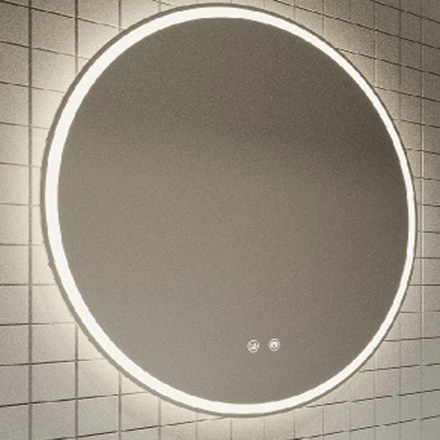Smart LED Illuminated Backlit Mirror with Built in TV Customized Clear Sale Silver Bluetooth Music Light Speaker Lamp