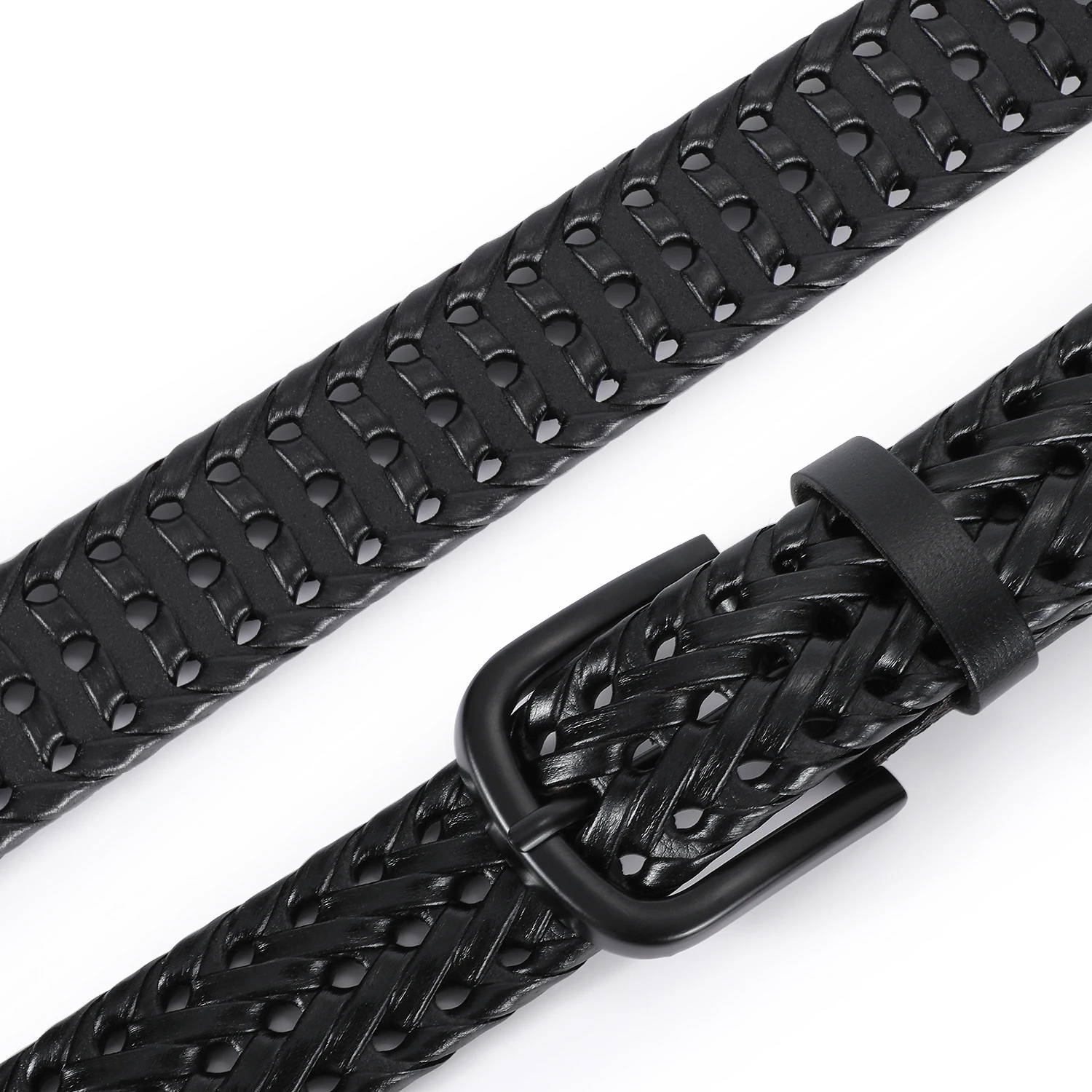 Высококачественный Плетеный ковбойский ремень ручной работы из натуральной кожи для мужчин винтажный плетеный ремень с пряжкой из сплава