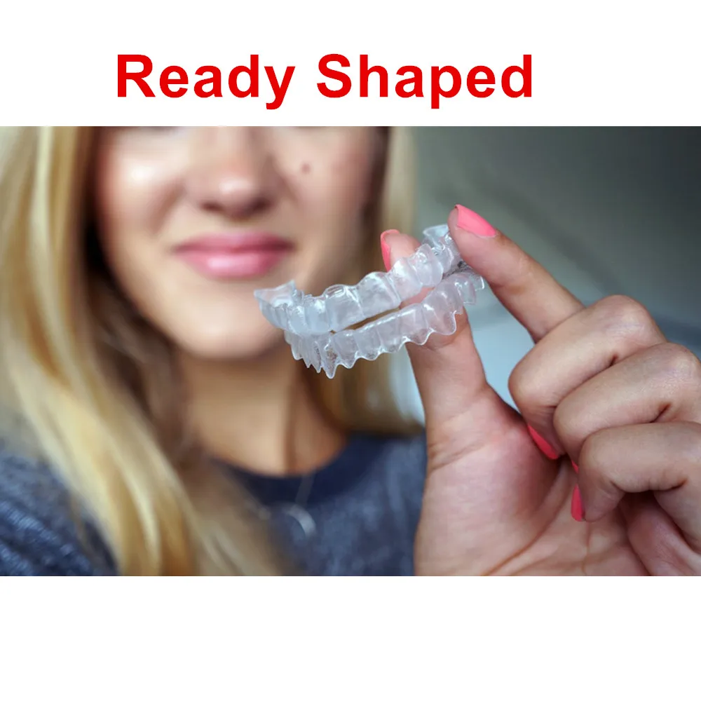 Silicone Gel Hygiene Dental Oral Teeth Tooth Whitening Trays Anti Grinding Tooth Whitener Mouth Night Guard Bruxism Braces