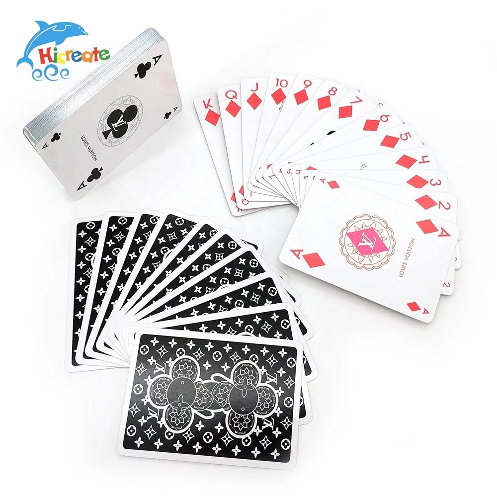 Free Samples Factory Custom Playing Cards Logo Poker Set Printed High Quality Standard Art Paper Card Game For Adult Games
