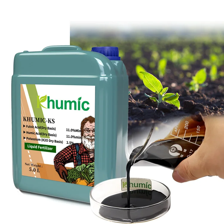 Foliar organic fertilizer manufacturers agriculture use factory price TE NPK fulvic acid fertilizer