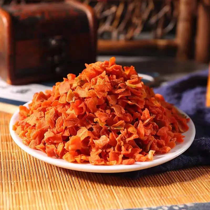 HUAOU Factory Supply Dried Carrot Granules New crop air dried dehydrated vegetable Cheap Price dried carrot flakes