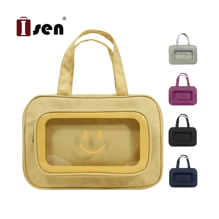 ISEN Amazon Hot Selling Travel Hanging Hook Toiletry Bag Portable Waterproof Makeup Organizer Cosmetic Bag