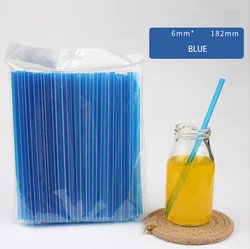 Amazon Hot Sale High Quality Multi Colored PP Plastic Drinking Straw Free Sample OEM