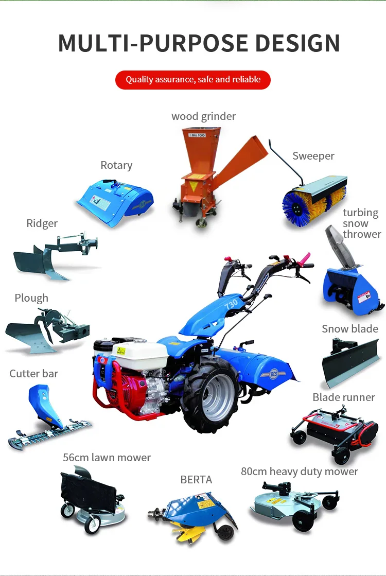 Сельскохозяйственная машина BCS 615 ручной тракторный роторный культиватор с запасными частями