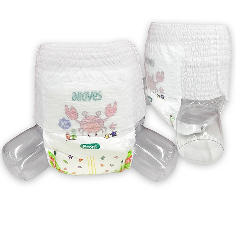 Wholesale A-Grade Baby Pants Diaper Free Sample with Soft Breathable Absorption for Infants