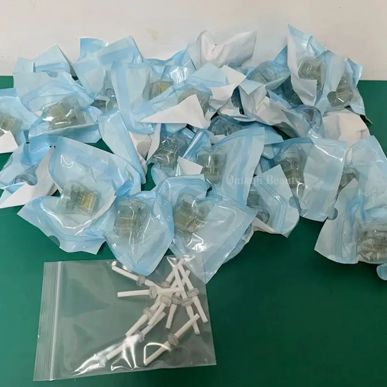 RF Microneedling Insulated Disposable Cartridge RF Microneedle 10PIN 25PIN 64PIN NANO Needle Pipe