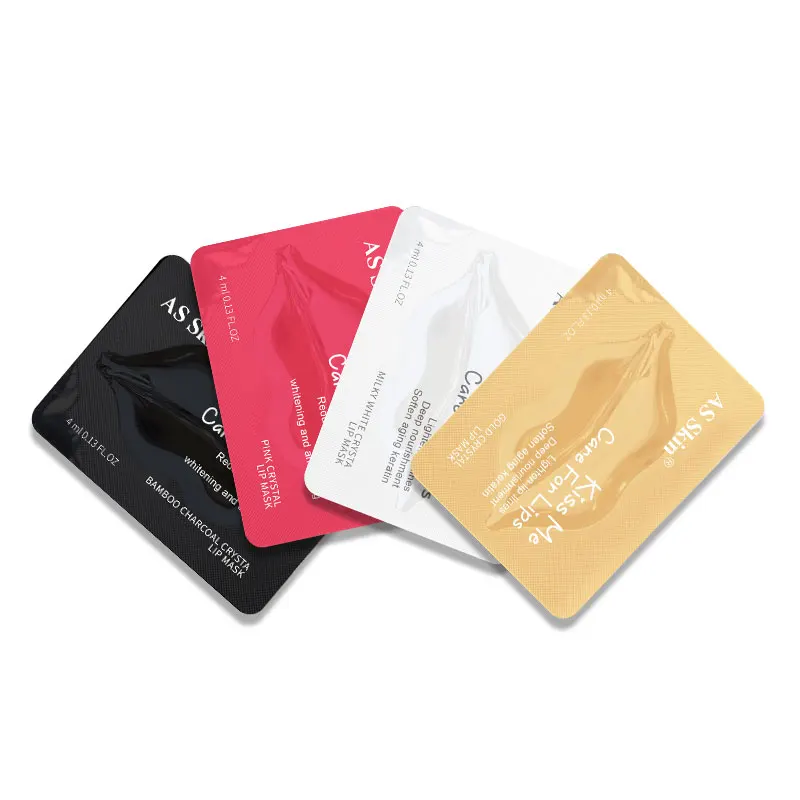 Частные этикетки на заказ Толстая увлажняющий губ. питает и увлажняет кожу, усиливает ее эластичность, носки с нарисованными Золотая маска для губ черный белый коллагеновая кристальная маска для губ