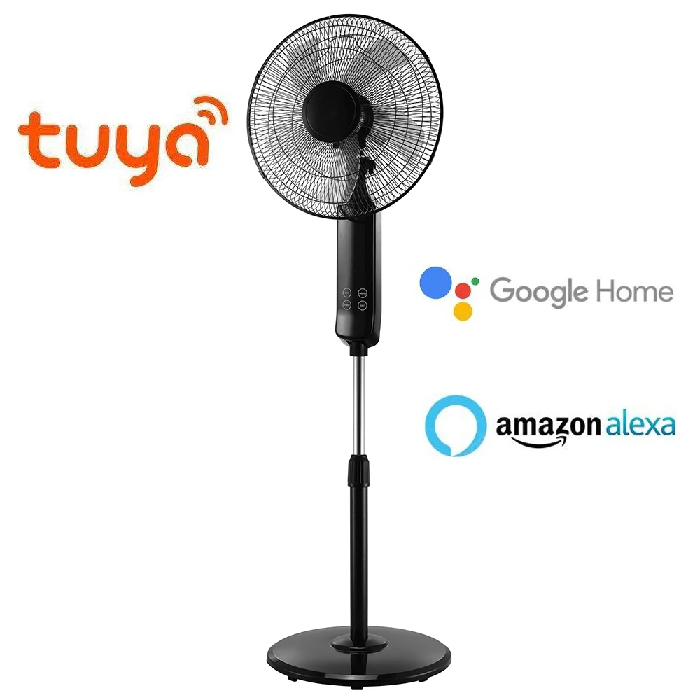 WIFI Tuya  Cheap Best Price Household Cooling Modern Chillmax Pedestal Smart Standing Fan kc