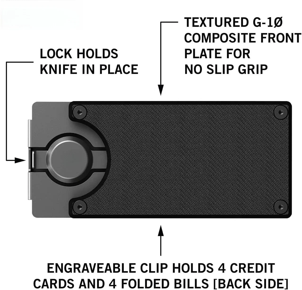 High Quality GDC Money Clip Pocket Knife mini Fixed Blade Knife Case EDC Gear Equipment Stainless Steel G10 Sheath
