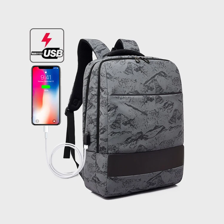 Durable Men Casual Multi-function Computer Laptop Bag Camouflage Rucksack 17 inches Fashion Backpack