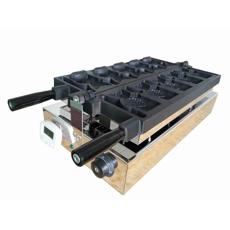 2016 new arrival fish shape with open mouth taiyaki maker with backing oven grill