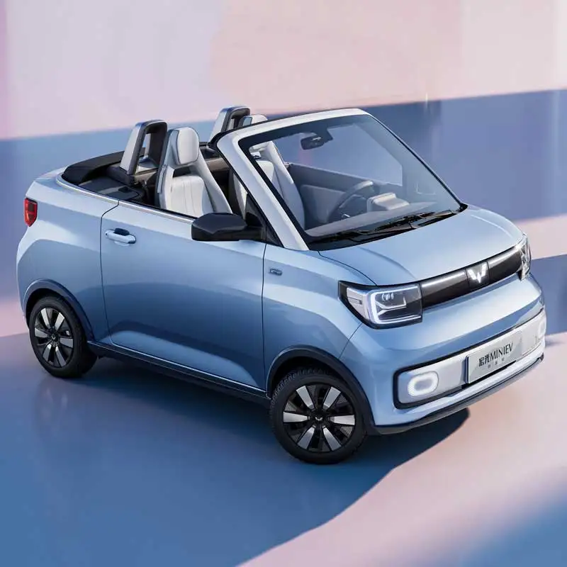 Wuling Mini EV Кабриолет 30 кВт 280 км двойное сиденье 2022 новый китайский электромобиль для взрослых кабриолет