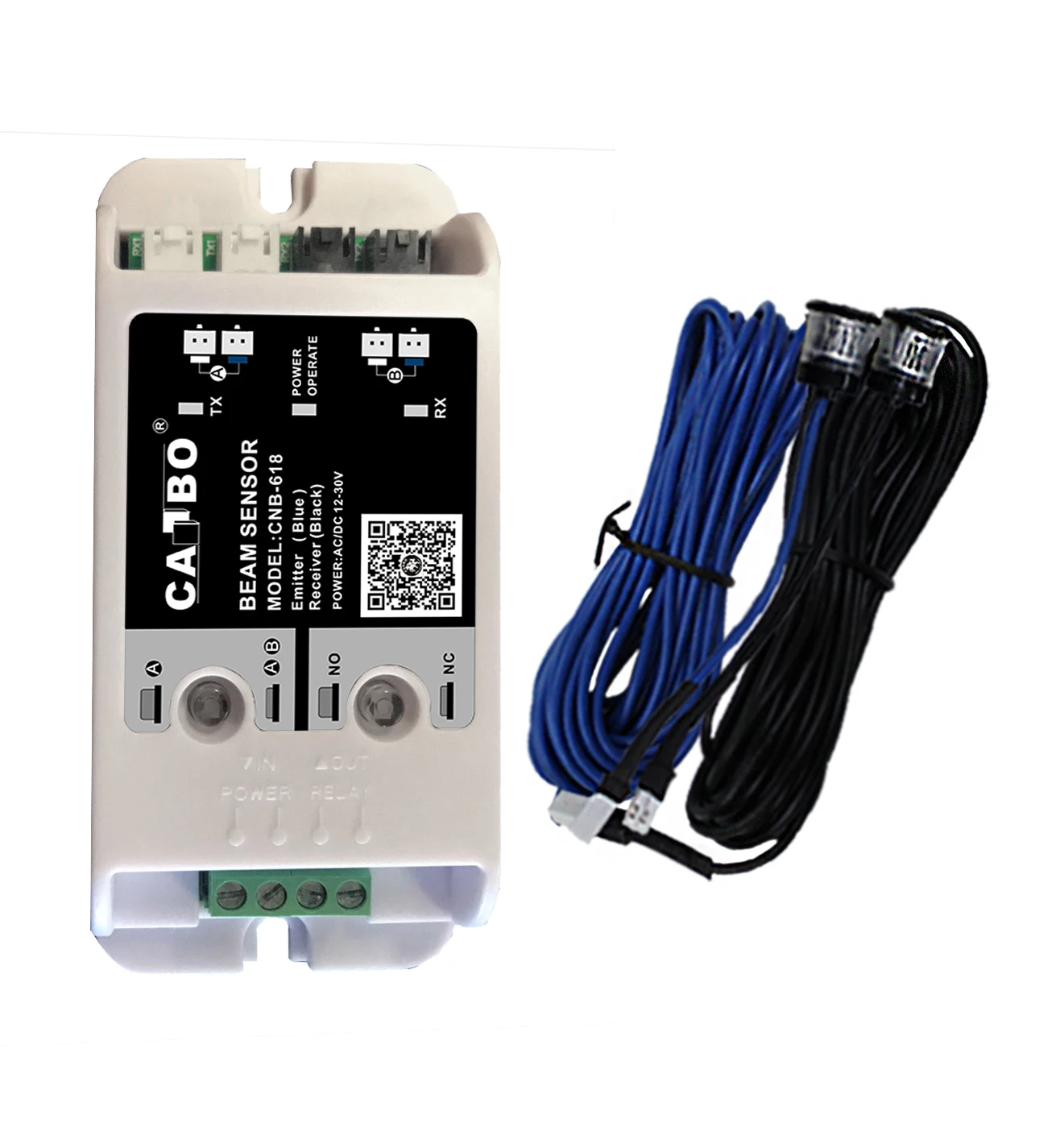Safety Beam Sensor For Automatic Sliding Doors To Prevent Door Close When Light Beam Is Broken