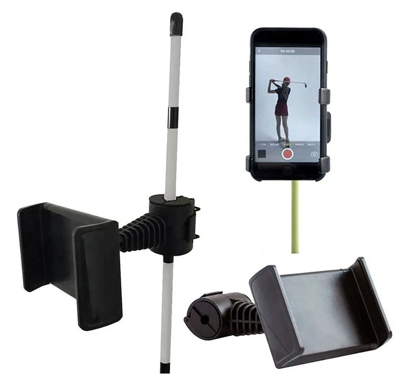universal free adjustable golf phone holder with flexible octopus tripod