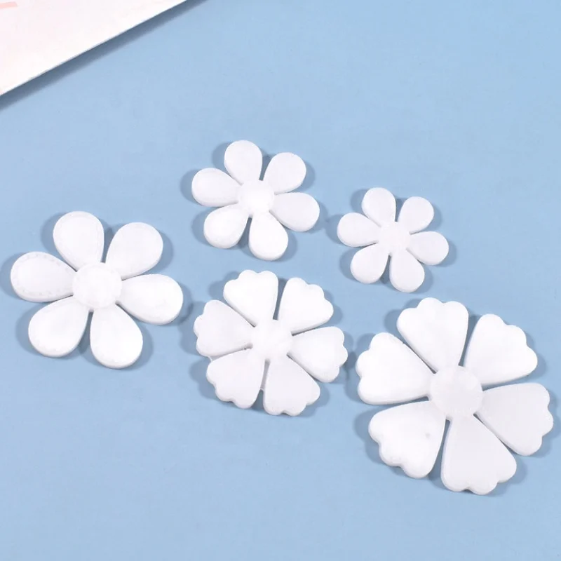 Blossom Flower Clay Molds Flower Petal Silicone Molds for Epoxy Resin