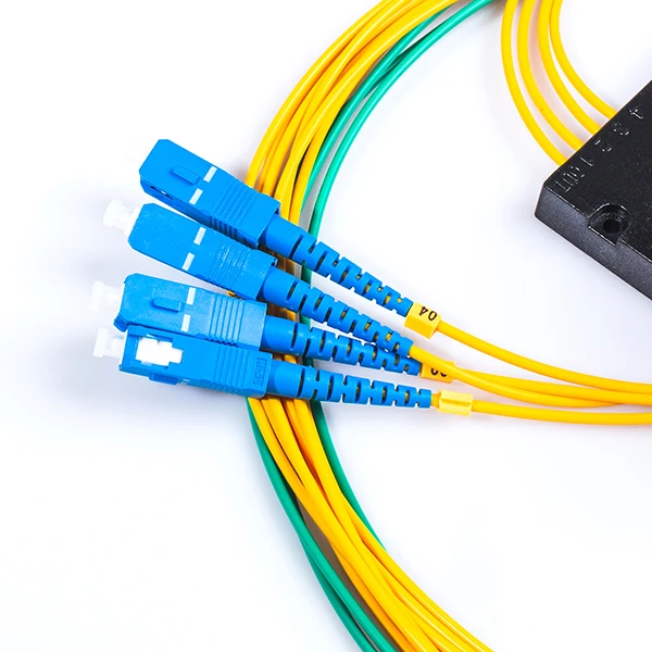 Factory Wholesale 1X2 1X4 1X8 1X16 1X32 1X64 Optical Fiber Sc Apc Upc Connector Steel Tube Type Plc