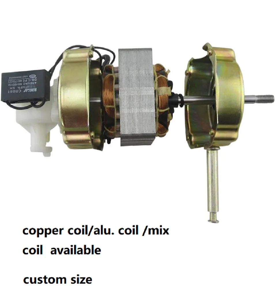 AC DC FAN MOTOR CUSTOM SIZE AND POWER CKD PACKING STAND FAN OR FLOOR FAN MOTOR