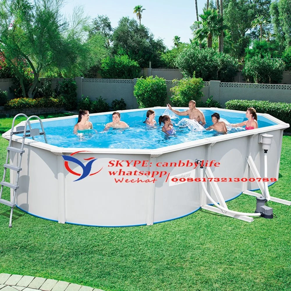 Bestway 20 Ft Hydrium Oval Above Ground Pool Wth Sand Filter Pump