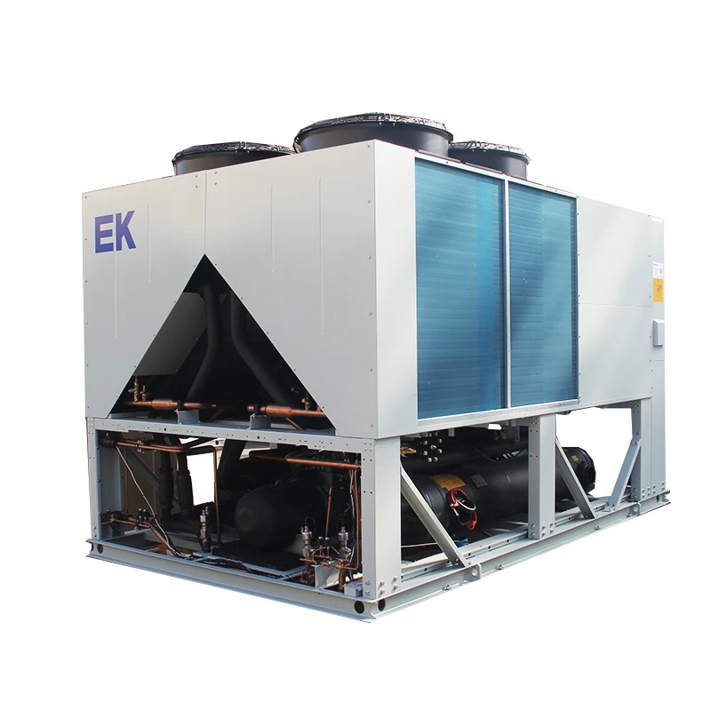 Energy Saving Screw Compressor 120HP Air Cooled Screw Chiller For Industry