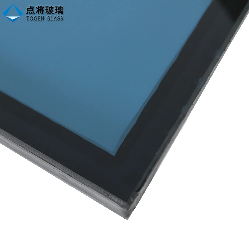 Customized Ocean Blue Reflective Window Glass for Building Facade