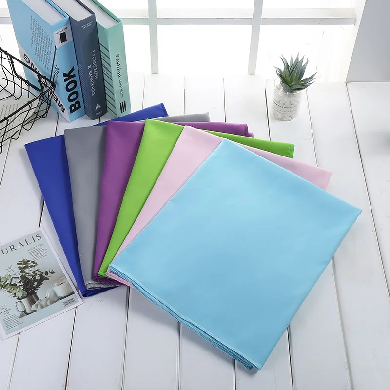 100% RPET Custom Logo Outdoors Recycled Camping Gym Towel with bag Fast Drying Lightweight Quick Dry Travel Towel Sport Towel