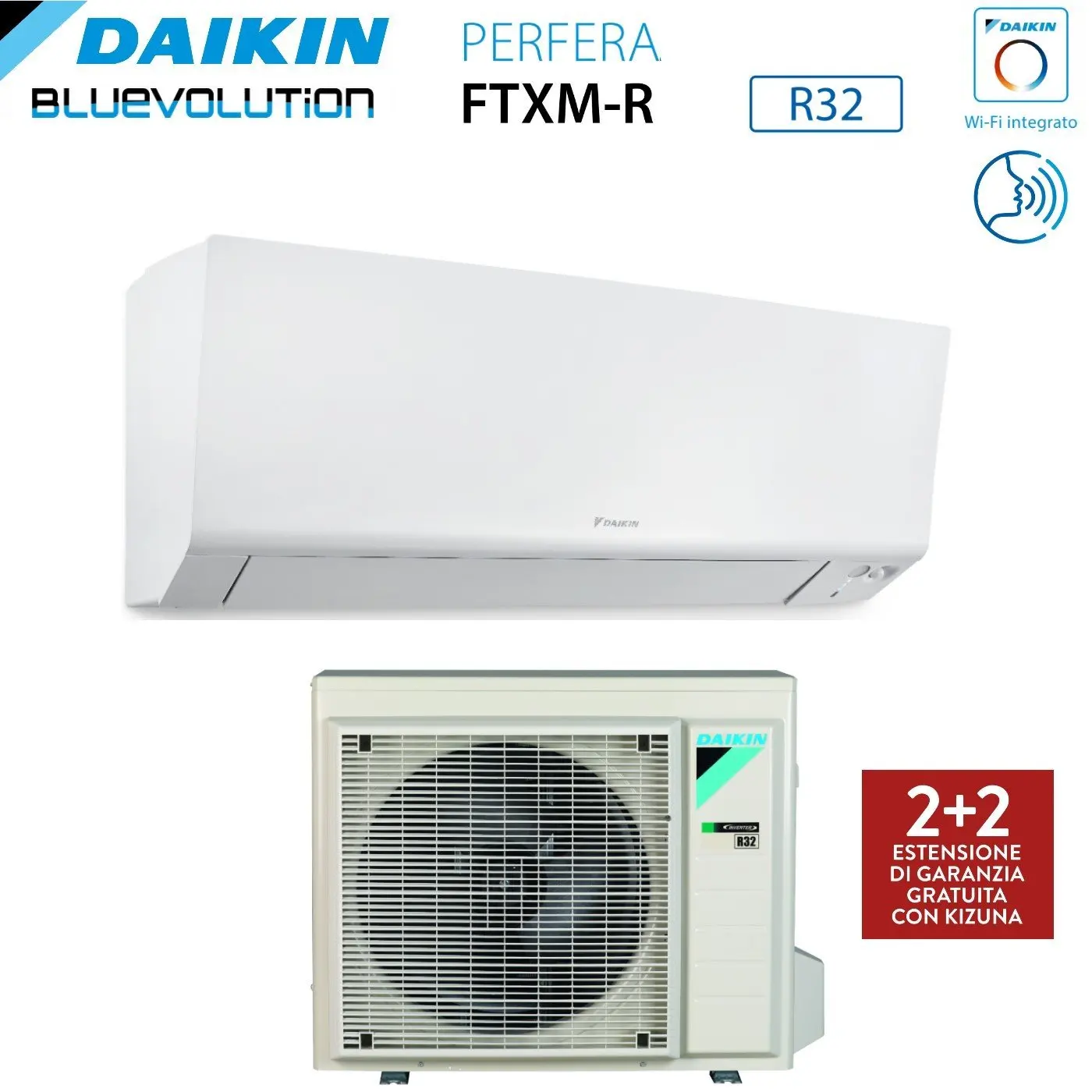 Climatizzzatore Condizionatore Daikin Bluevolution инвертор serie PERFERA настенный 18000 BTU FTXM50R R-32 Wi-Fi Integrato Classe A ++