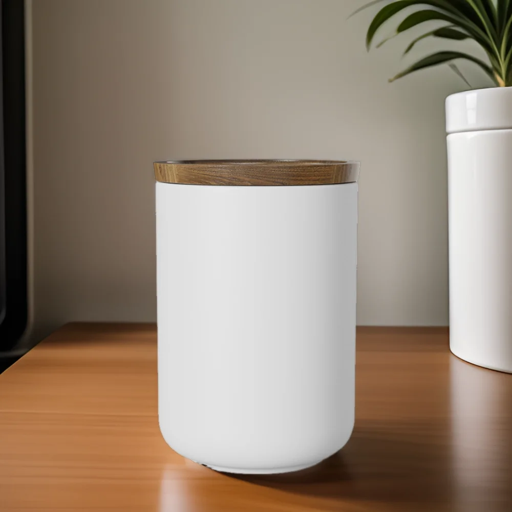 DHPO High Quality Premium Ceramic Coffee Containers Sets fot Kitchen Table Storage Reusable Canister Jar Coffee Tea and Sugar