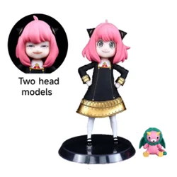Anime Spy x Family Anya Forger Figure Genuine Original PVC Face-Changing Action Toy Doll Pressure Bubble Noodles