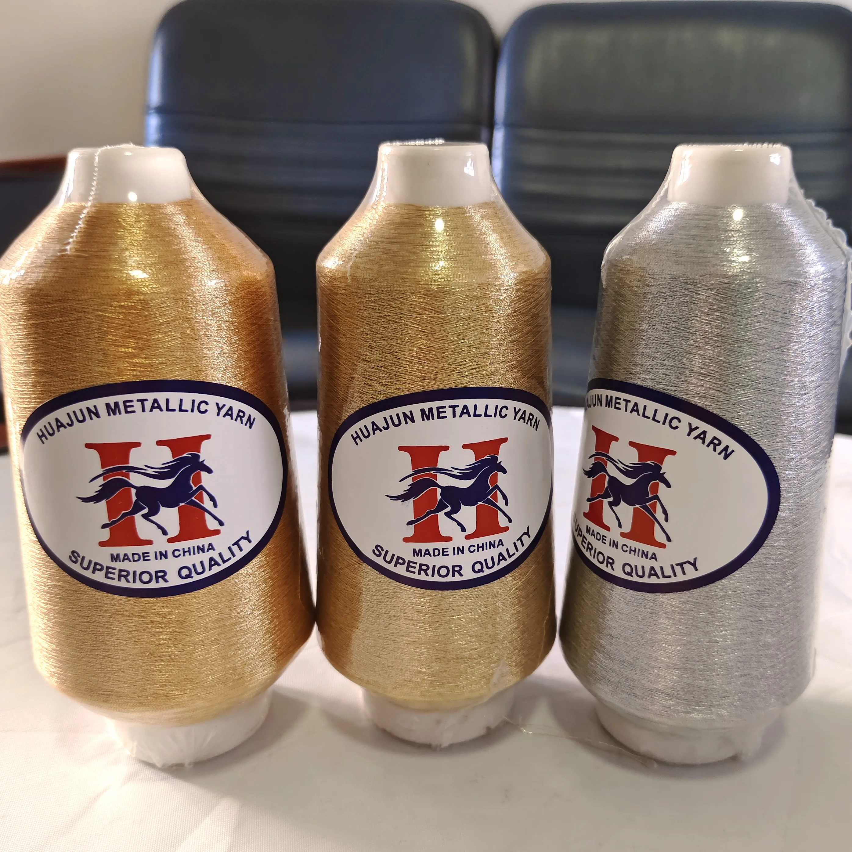 Factory Price  embroidery thread MS/ST-Type Metallic Yarn  hot sell 150D Metallic thread