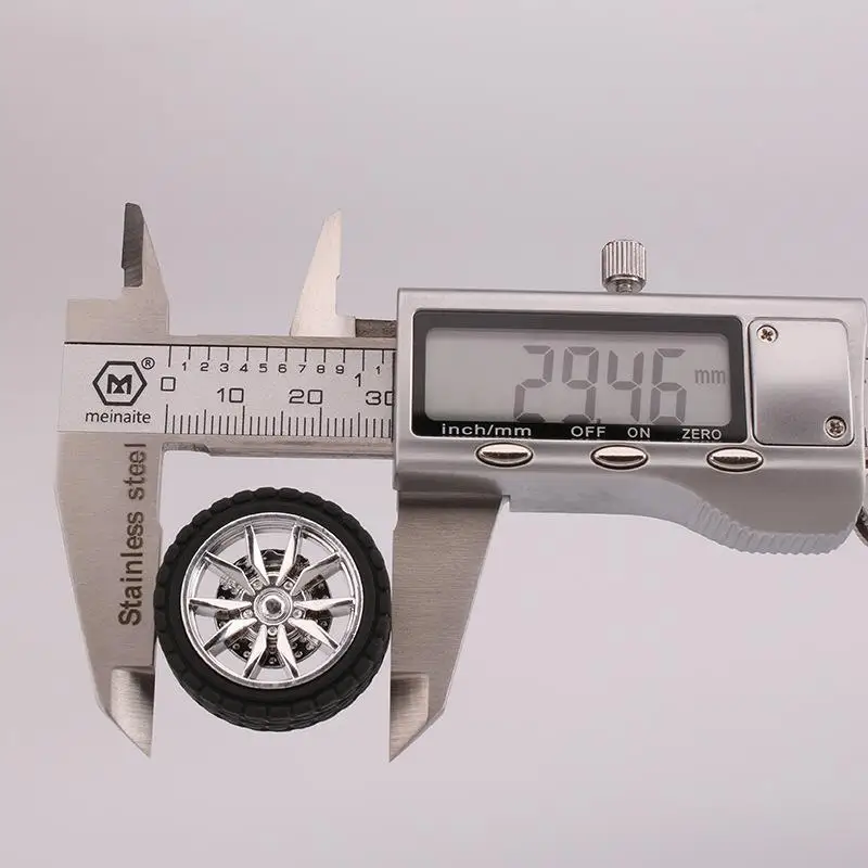 Plastic Toy Car Wheels 30mm 2.5mm DIY Robot Tyre Toy Car Accessories