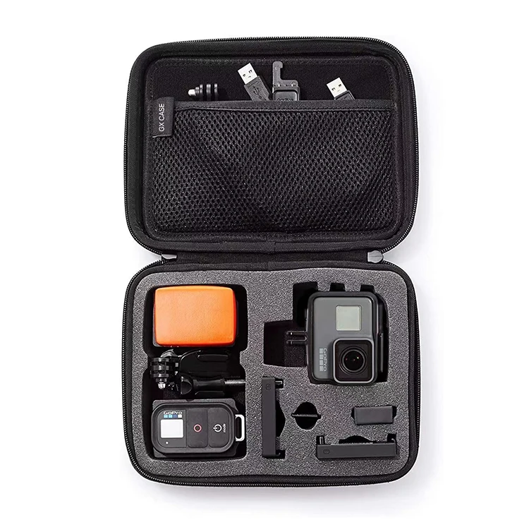 Wholesale High Quality Eva Foam Custom Premium Pro Handbag Camera Protection Case Waterproof Leather Camera Bag For Gopro