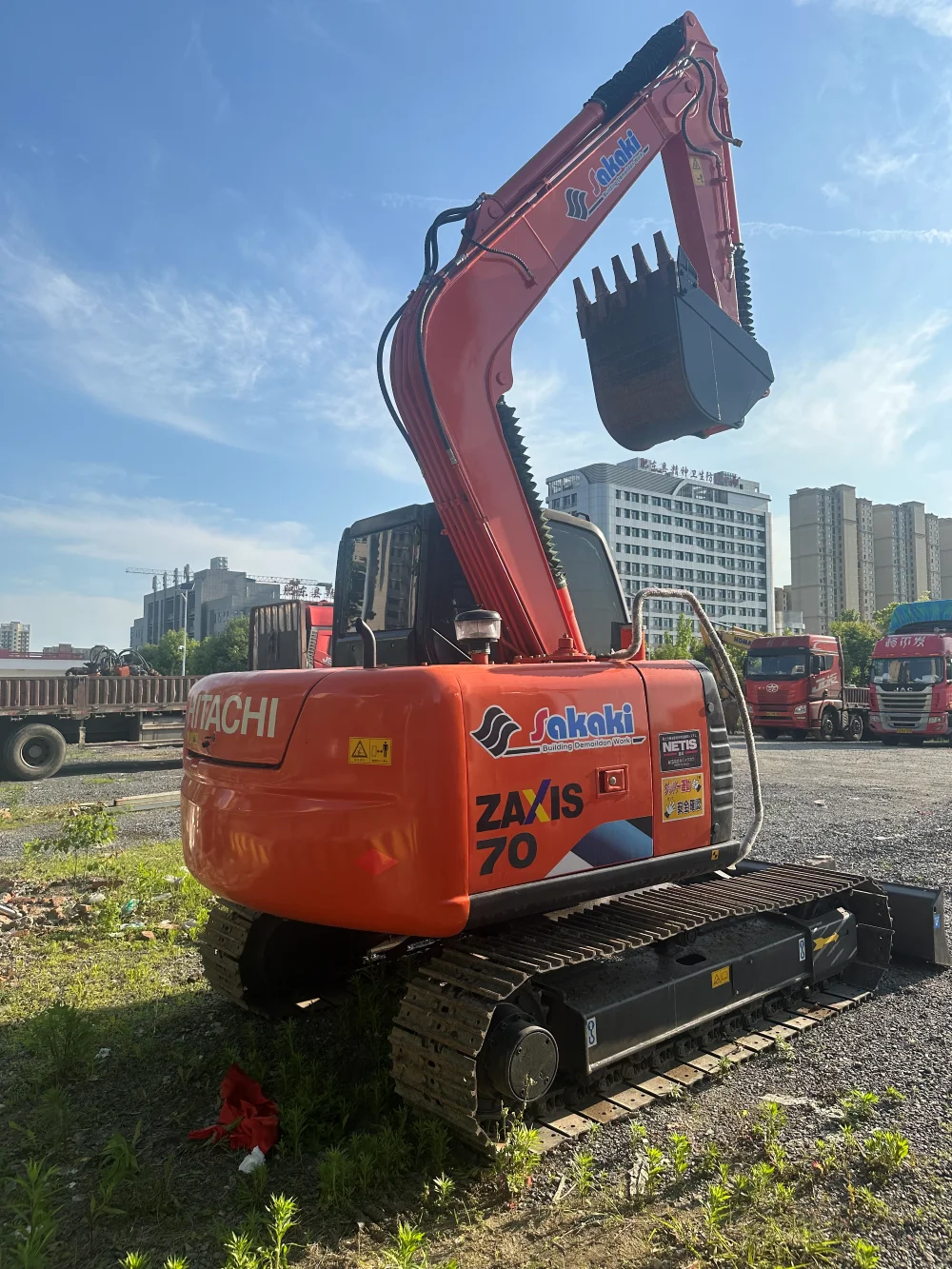 Used Excavator Japan Brand HITACHI ZX70 zaxis 70 zx 7tons 60 6tons Crawler digger for Sale in stock fast shipping