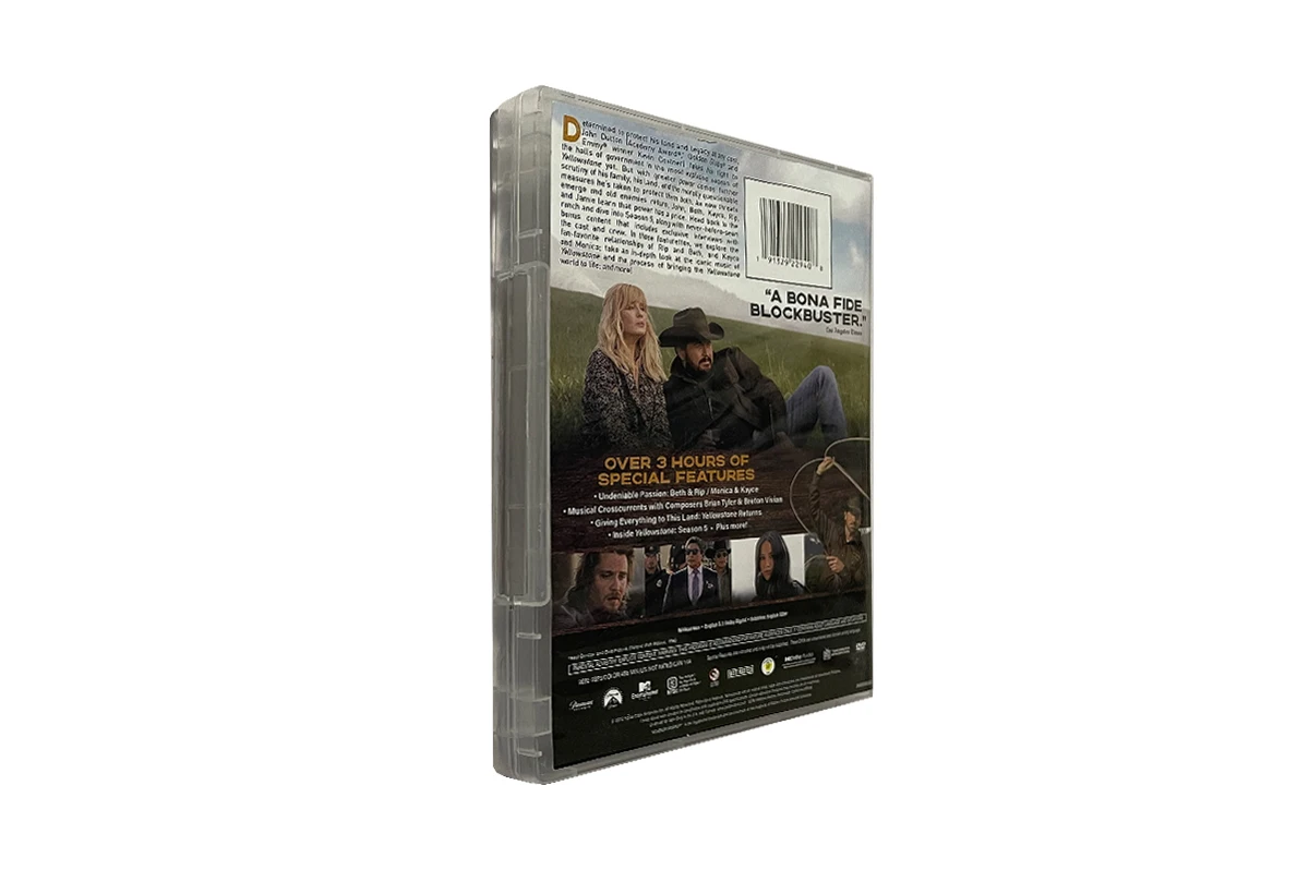 YELLOWSTONE SEASON FIVE PART 1 4DVD New Release Wholesale Dvd Movies Tv Series Shopify EBay Hot Selling in Bulk Free Ship