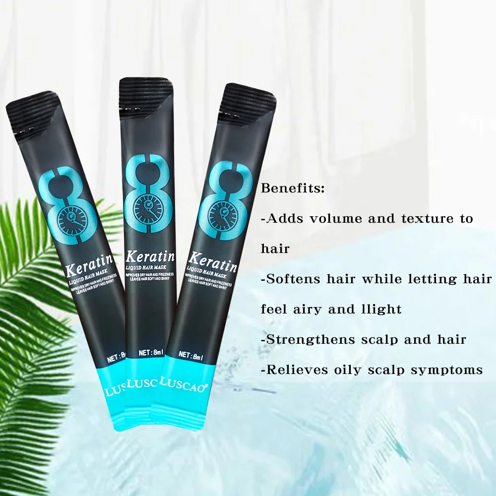 Wholesale Luscao Hair Mask Packet Best Hair Mask Keratin Repair Hair Mask