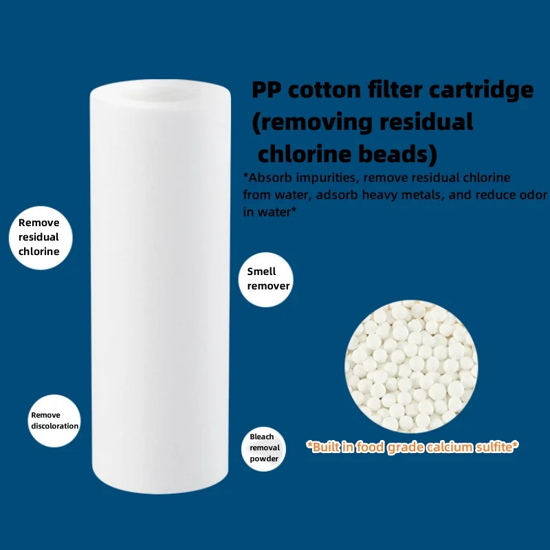 Clean scale and remove residual chlorine to protect the washing machine water purifier