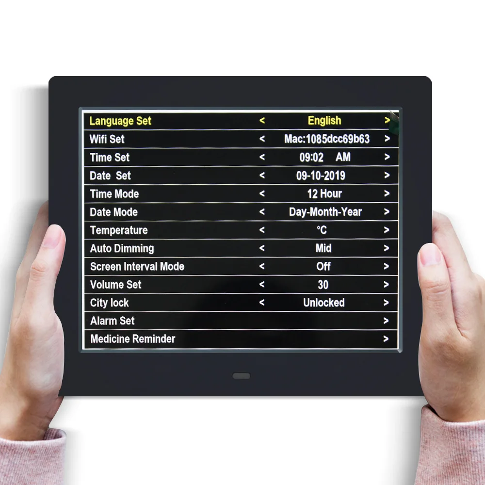 Clock with Day and Date for Elderly Display Digital Calendar Alarm Clock Dementia Alzheimers Clock with Extra Large Display