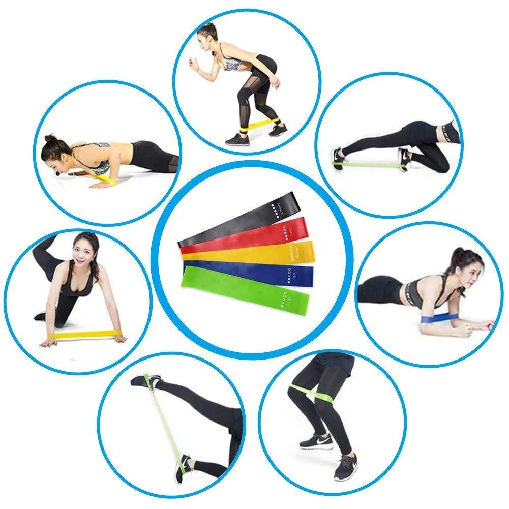 Flex Body Sports Stretched Rubber Belt Exercise Band Stretch Strap Gym Latex Yoga Elastic Training Resistance Bands