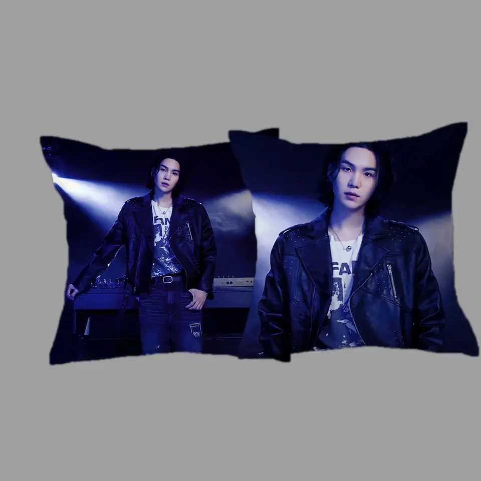 Wholesale KPOP Idol Group Bangtan Boys SUGA D-DAY Pillowcase Cushion Cover