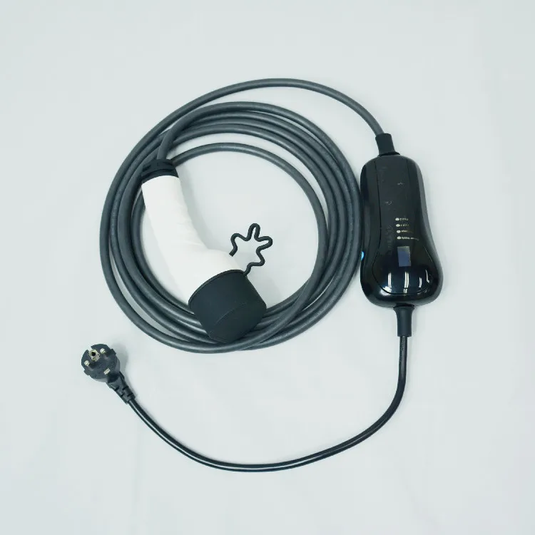 Портативная Домашняя зарядная станция для электромобилей SAE J1772 12 месяцев 220 кВт 10 А 16 А 20 А 24 а 32 А 3,5 В переменного тока, Прямая поставка с фабрики