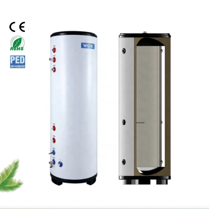 Manufacturer lower price 60L buffer tank for water heater stainless steel SUS304  pressure water cylinder & boiler for heating
