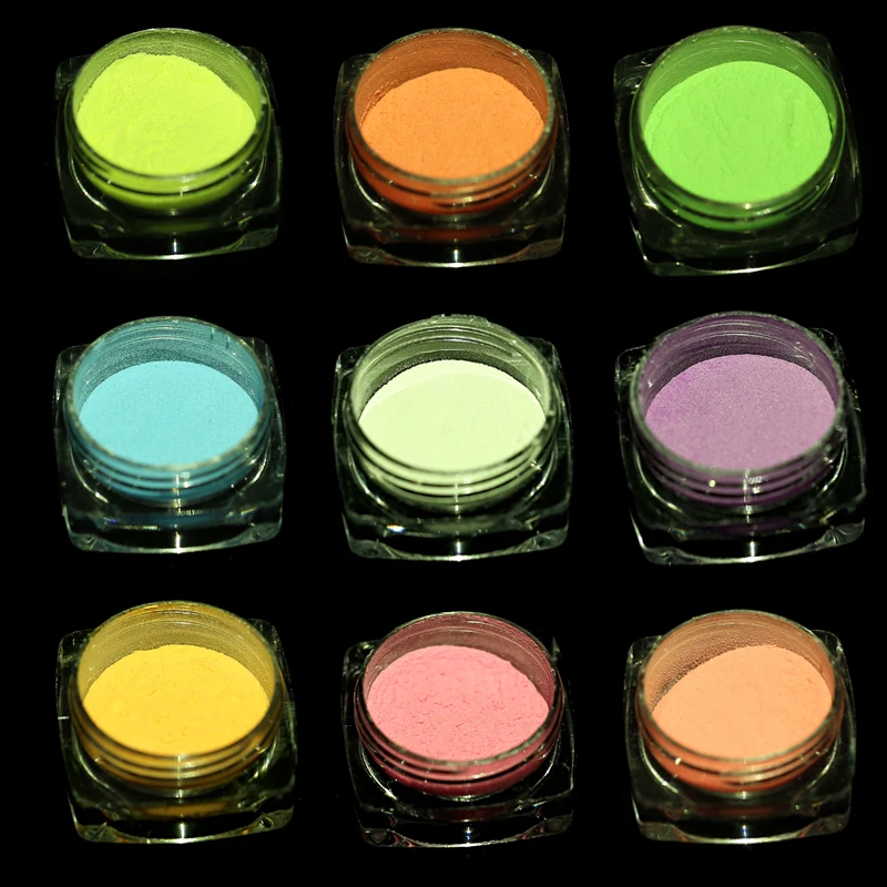 Manufacturer Phosphorescent Pigment Glow In The Dark Powder for Face Lips Nails Body