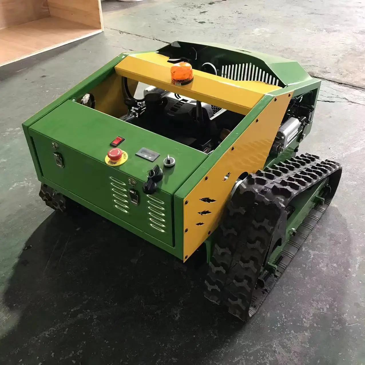 Remote control remote start stop lawn mower HS500/gasoline lawn mower