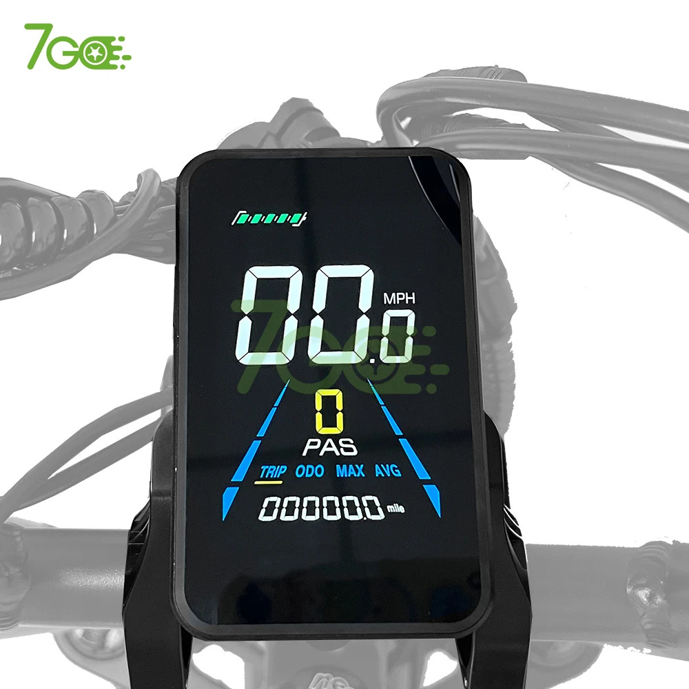 High Quality 5 gears Colorful Electric Bicycle LCD Display  Electric bike power meter for Ebike Kit