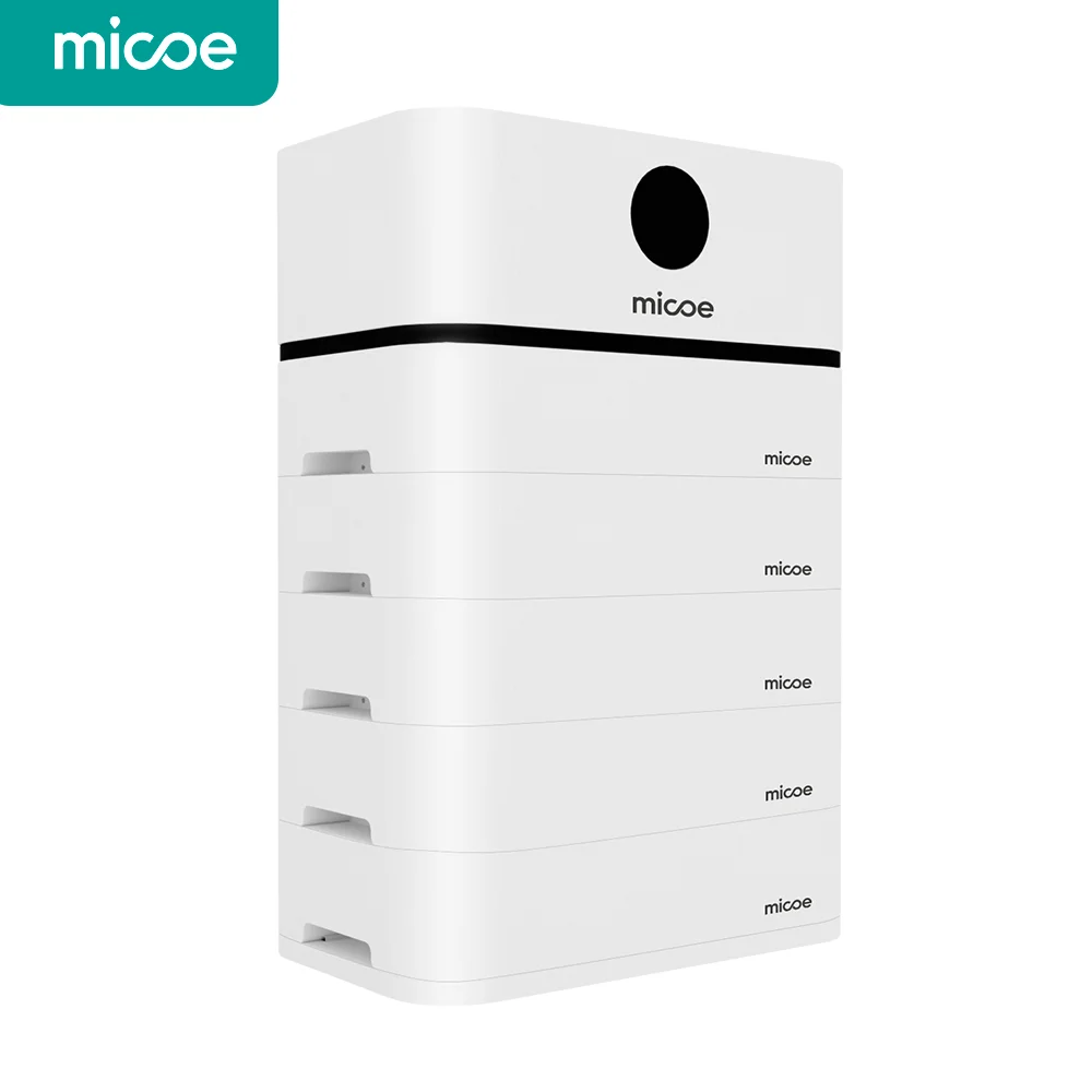Жилая гибридная система хранения энергии MICOE 5 кВт 10 15 20 25 30 35 Высоковольтная литиевая батарея LFP