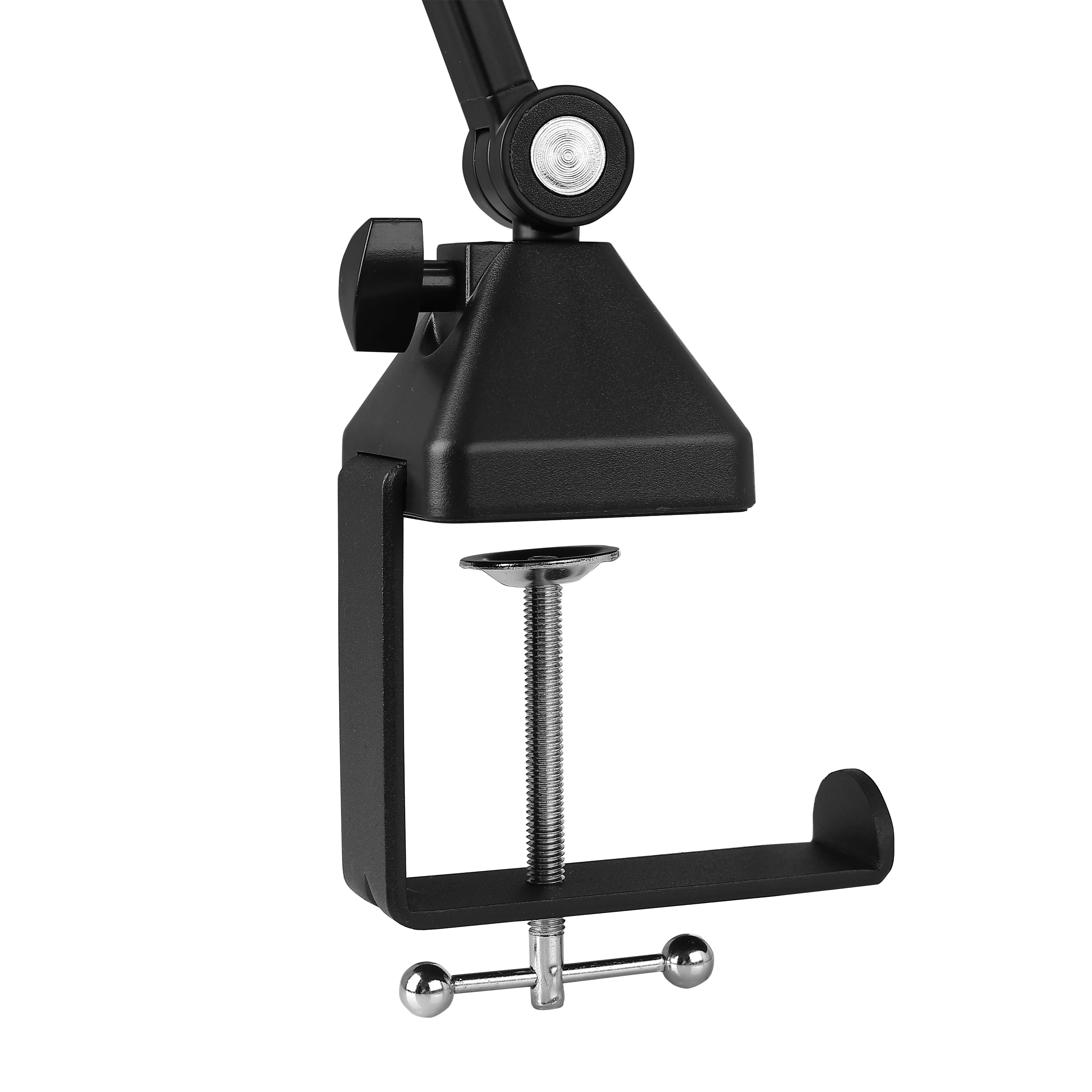 Регулируемая настольная стойка для микрофона-Точный Алюминиевый зажим с плавным контролем высоты стабильность вещания студийного использования