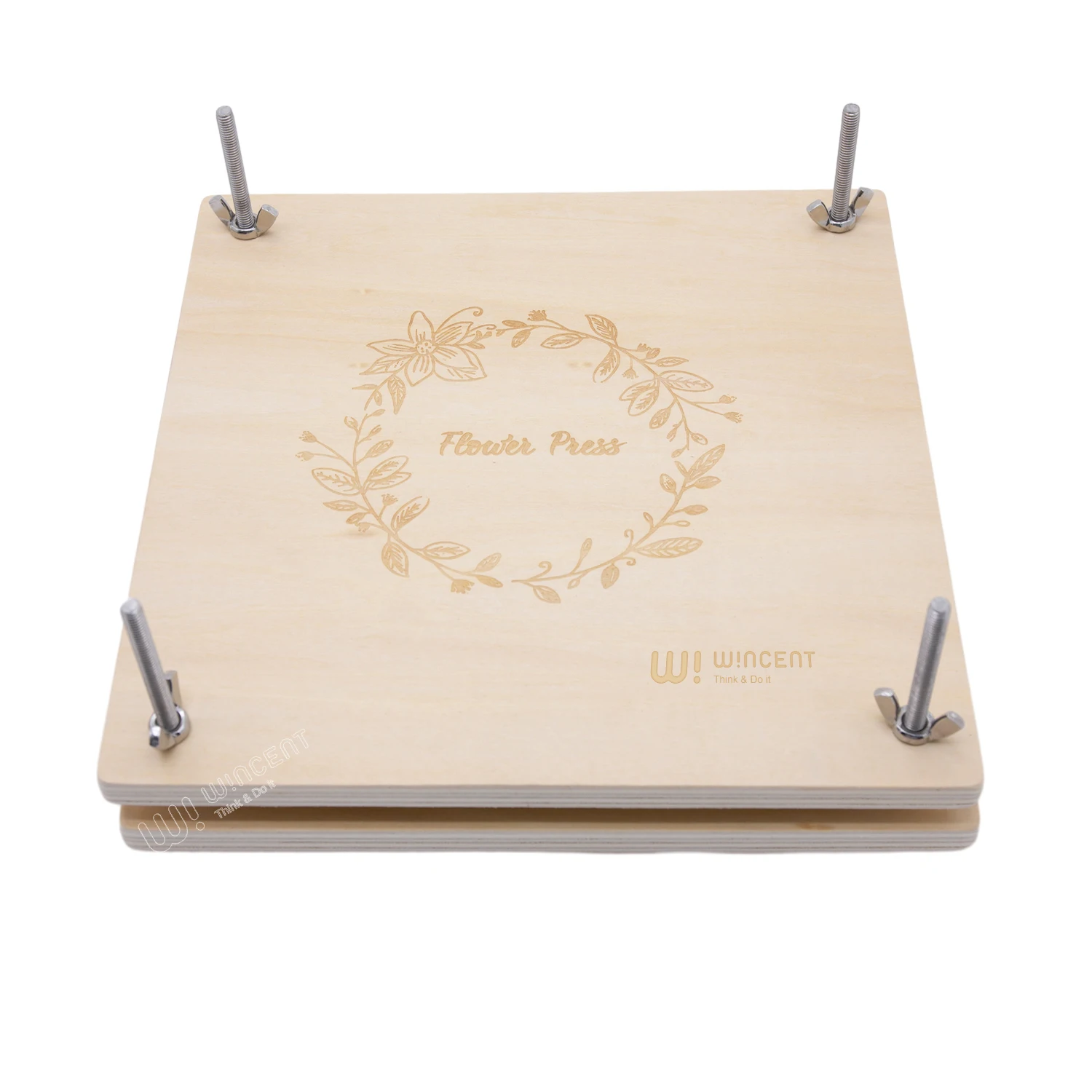 Educational Kids Science & Engineering Toys Wooden Pressed Flowers Natural Frame Multi-Material Paint Spraying