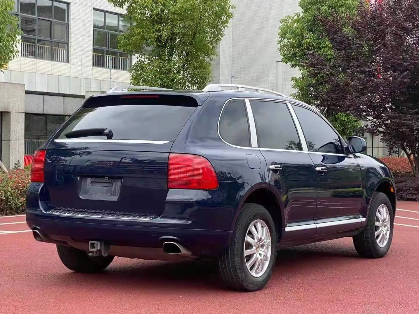 2006 лет синий 3.6L левый руль используемые автоматические электрические автомобили для Porsche Cayenne автомобильное б/у